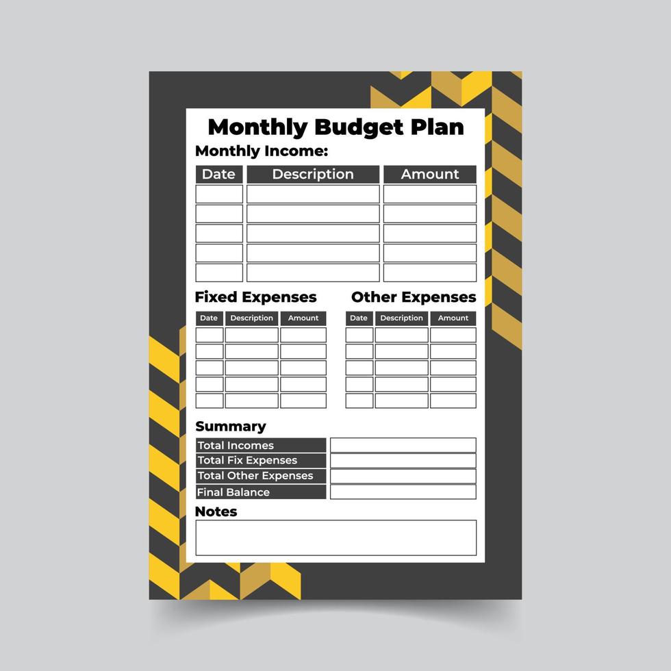 monthly budget plan template monthly income plan 17528562 Vector Art monthly budget plan template monthly income plan 17528562 Vector Art
