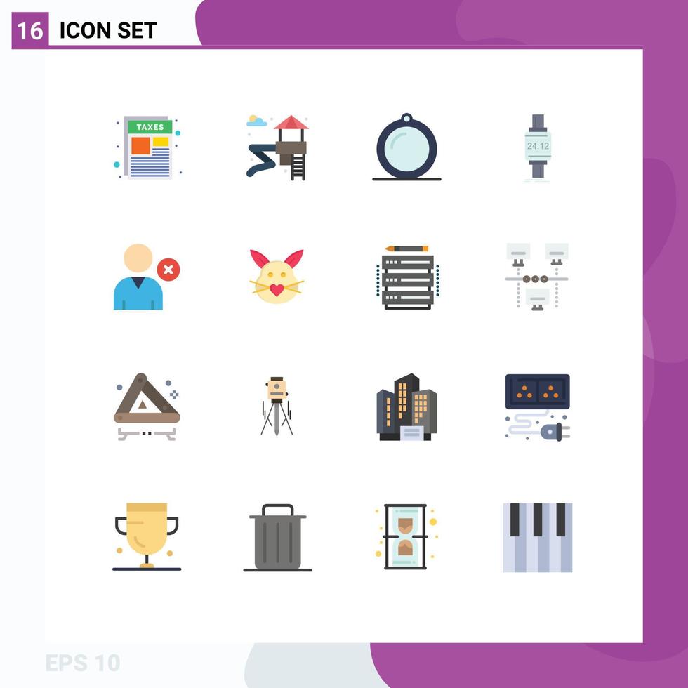 Set of 16 Modern UI Icons Symbols Signs for man android furniture apple smartwatch Editable Pack of Creative Vector Design Elements