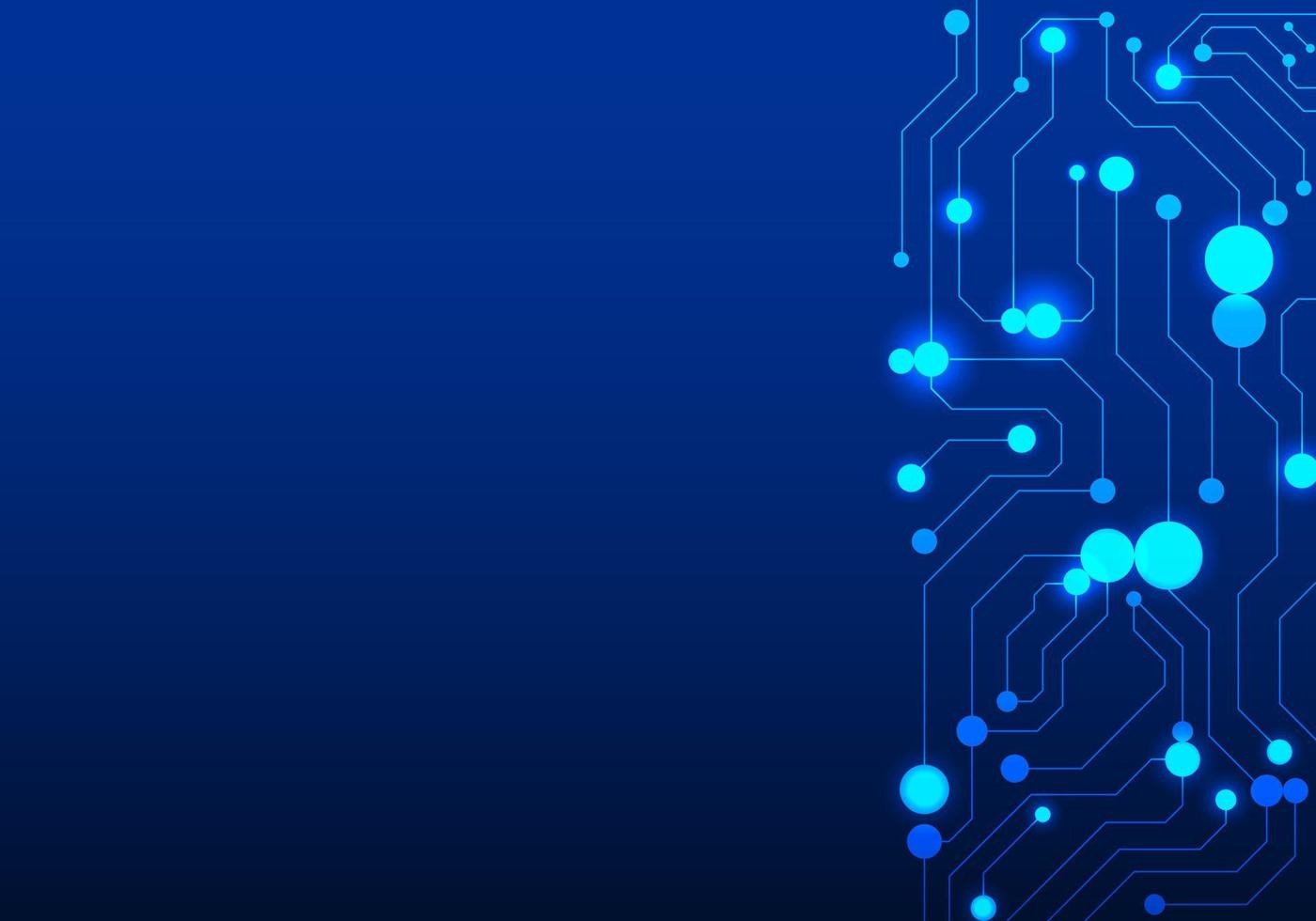 El fondo de conexión de datos de la placa de circuito de tecnología muestra el flujo de datos cuando hacemos varias transacciones. vector