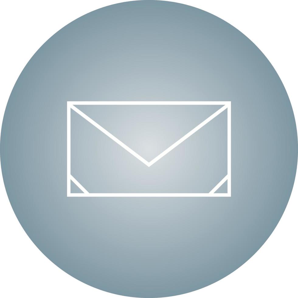 Beautiful Message Line Vector Icon