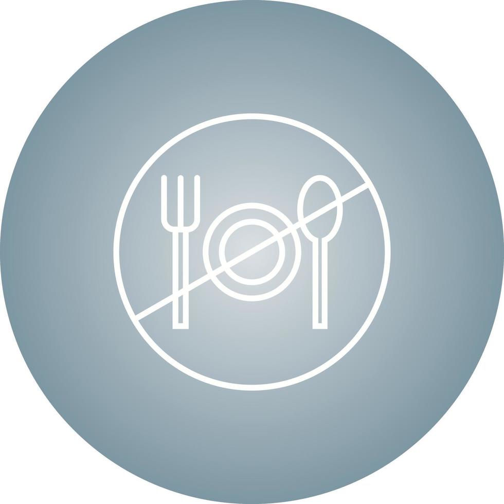 Beautiful Fasting Line Vector Icon