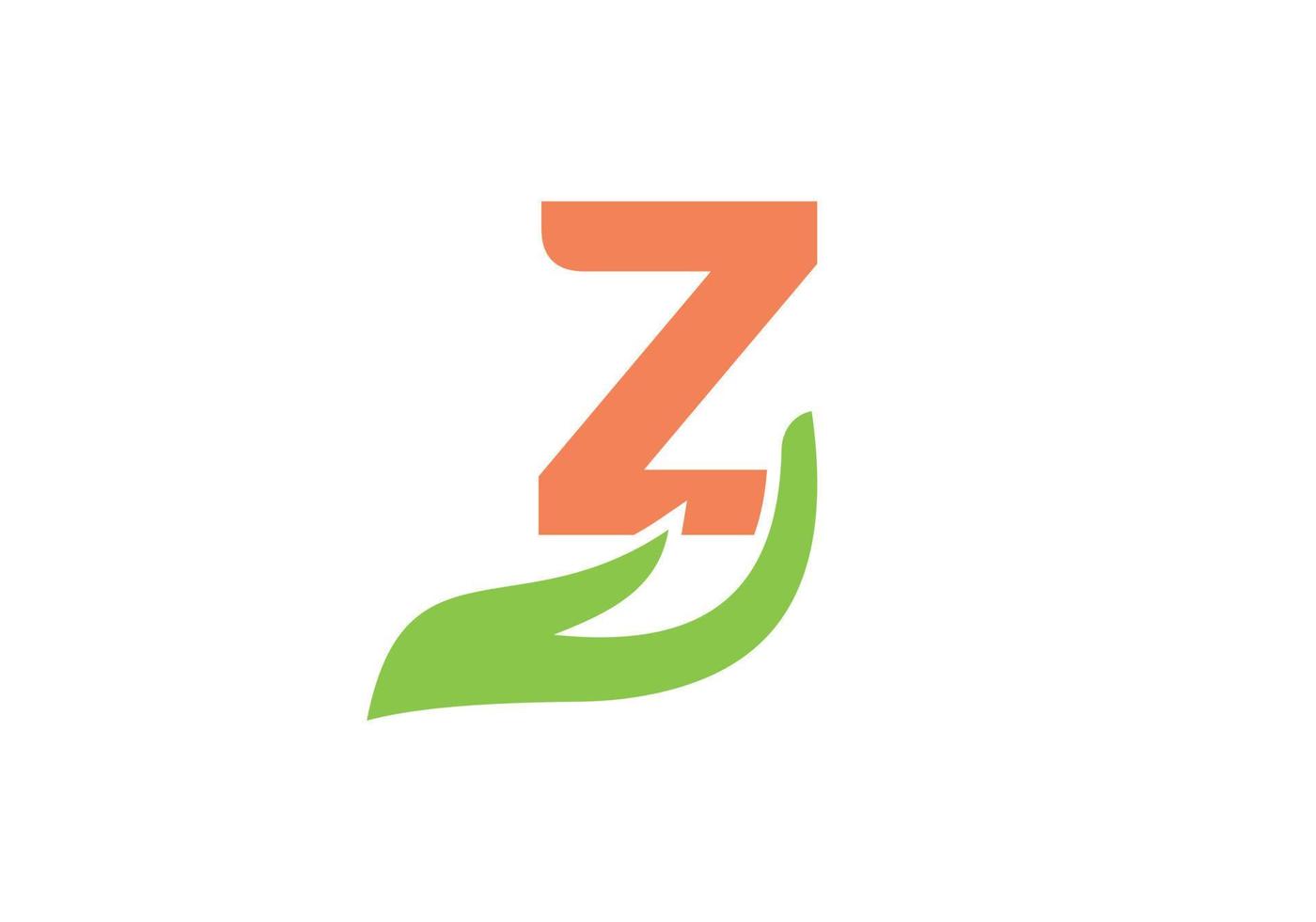 letra z dando diseño de logotipo de mano. diseño de logotipo de mano vector