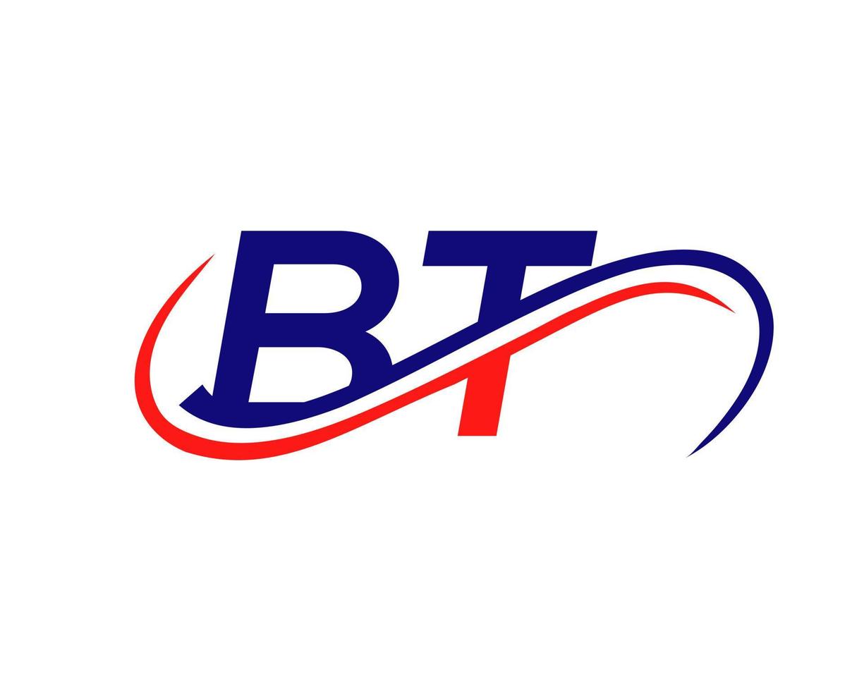 Letter BT Logo Design for Financial, Development, Investment, Real Estate And Management Company Vector Template
