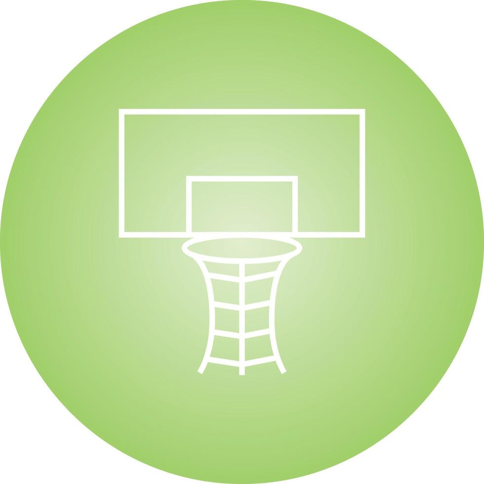 Beautiful Volleyball Hoop Vector Icon