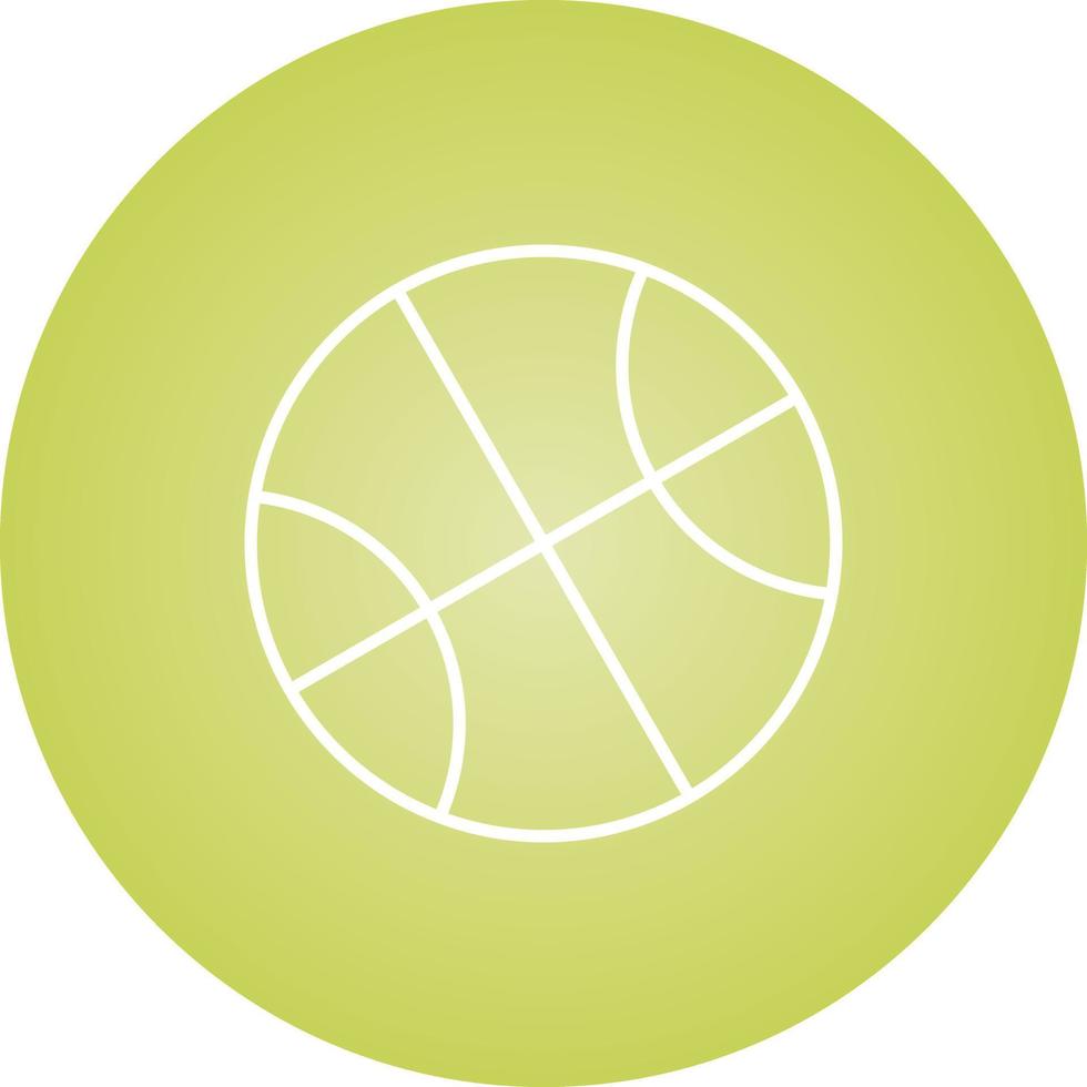 Beautiful Ball Line Vector Icon