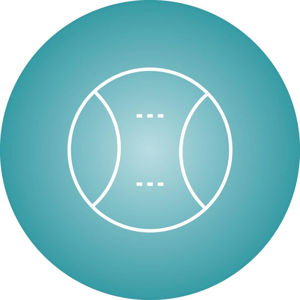 Beautiful Ball Line Vector Icon