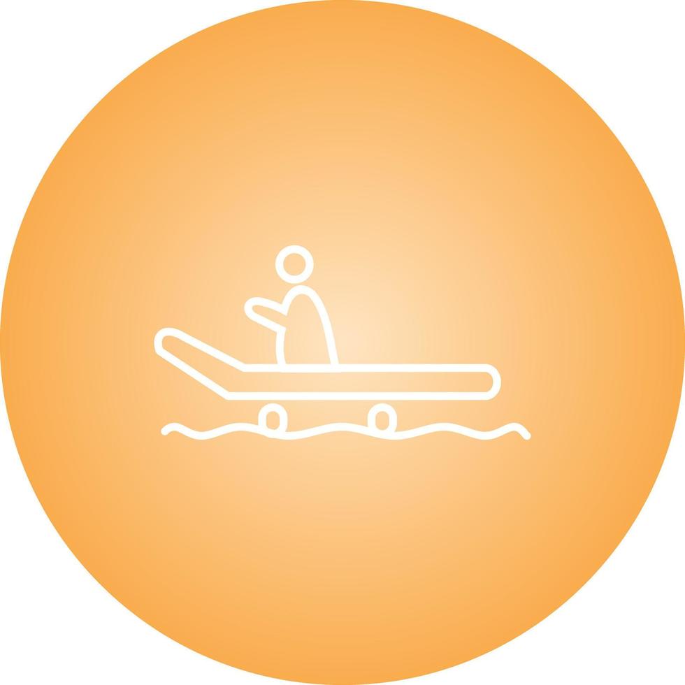 Beautiful Sleding Line Vector Icon
