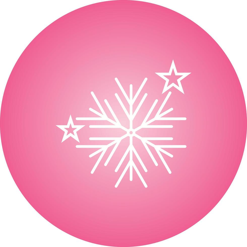 Beautiful Fireworks Line Vector Icon