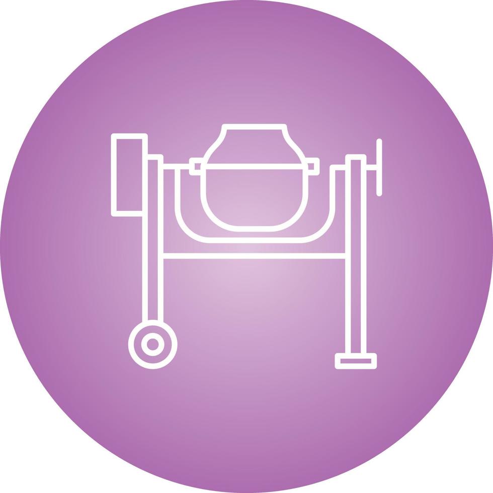 Beautiful Mixer Line Vector Icon