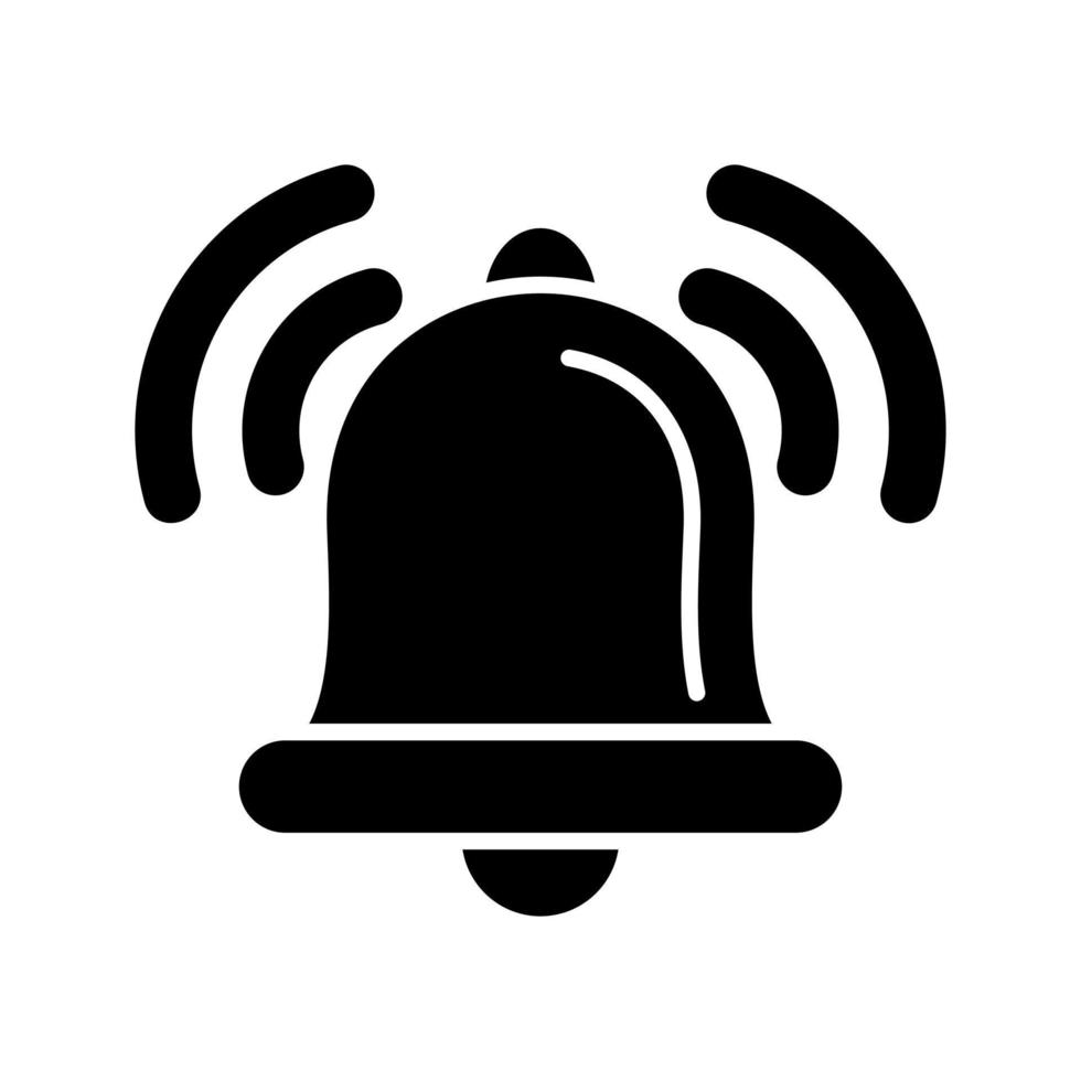 icono de vector de campana