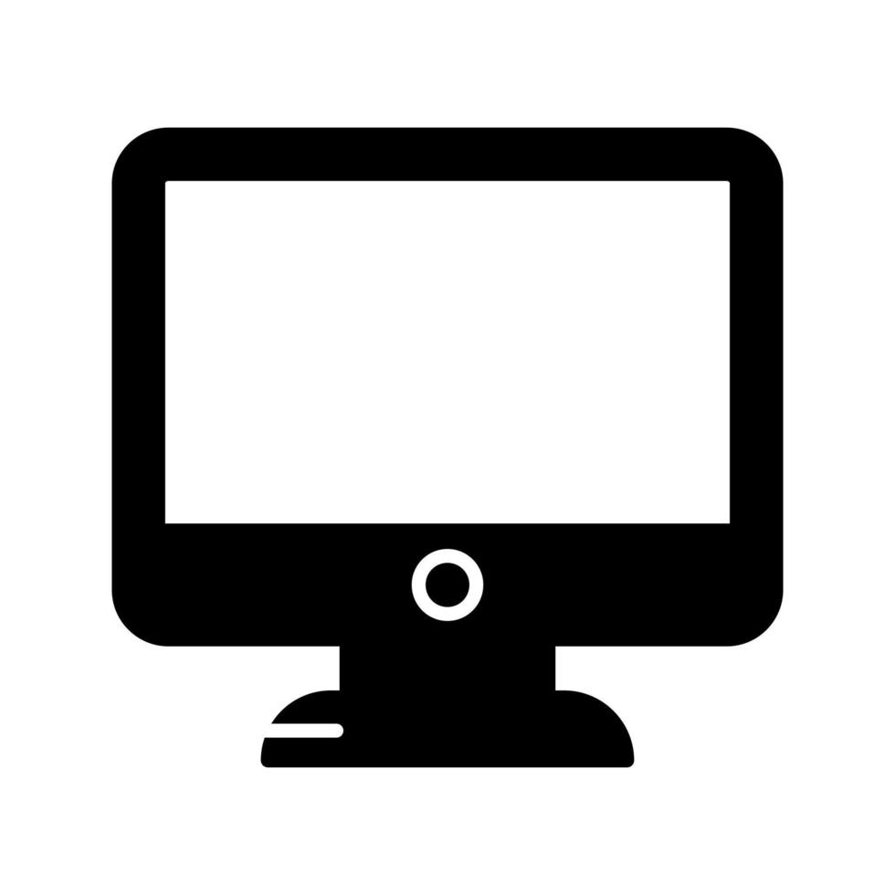 Monitor Vector Icon