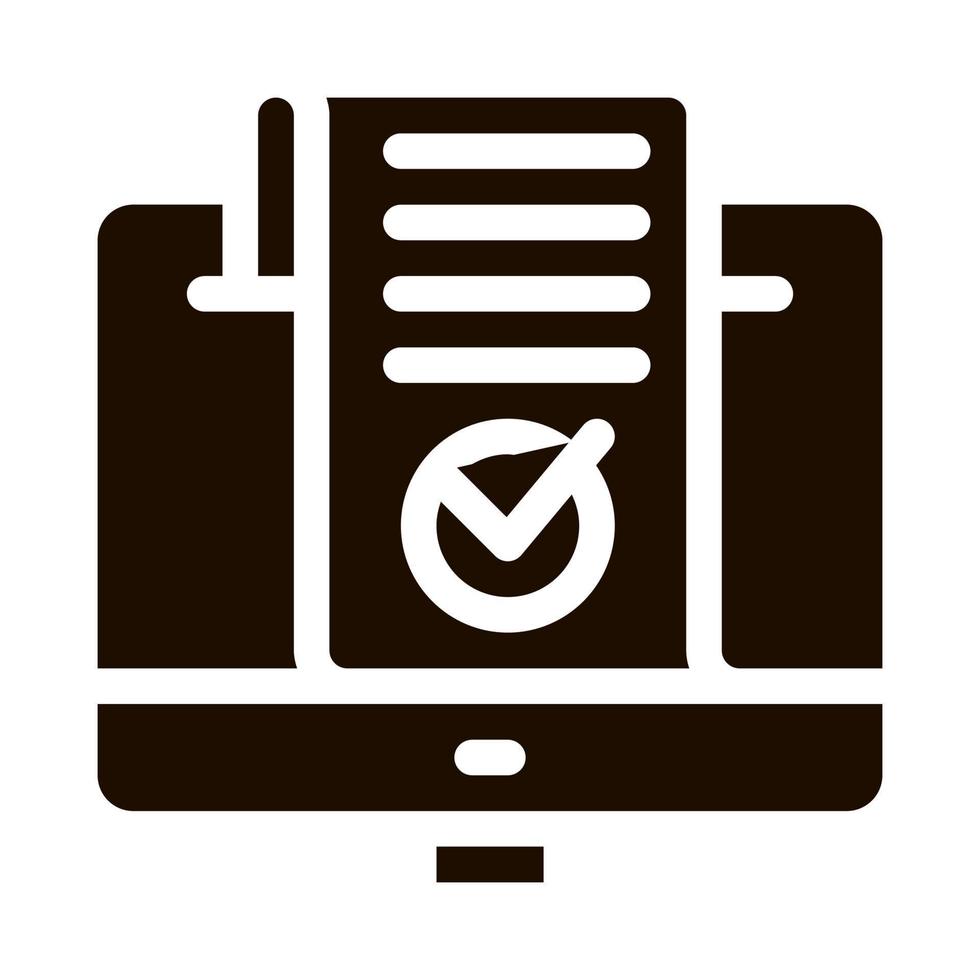 Computer Internet Payment Vector Icon