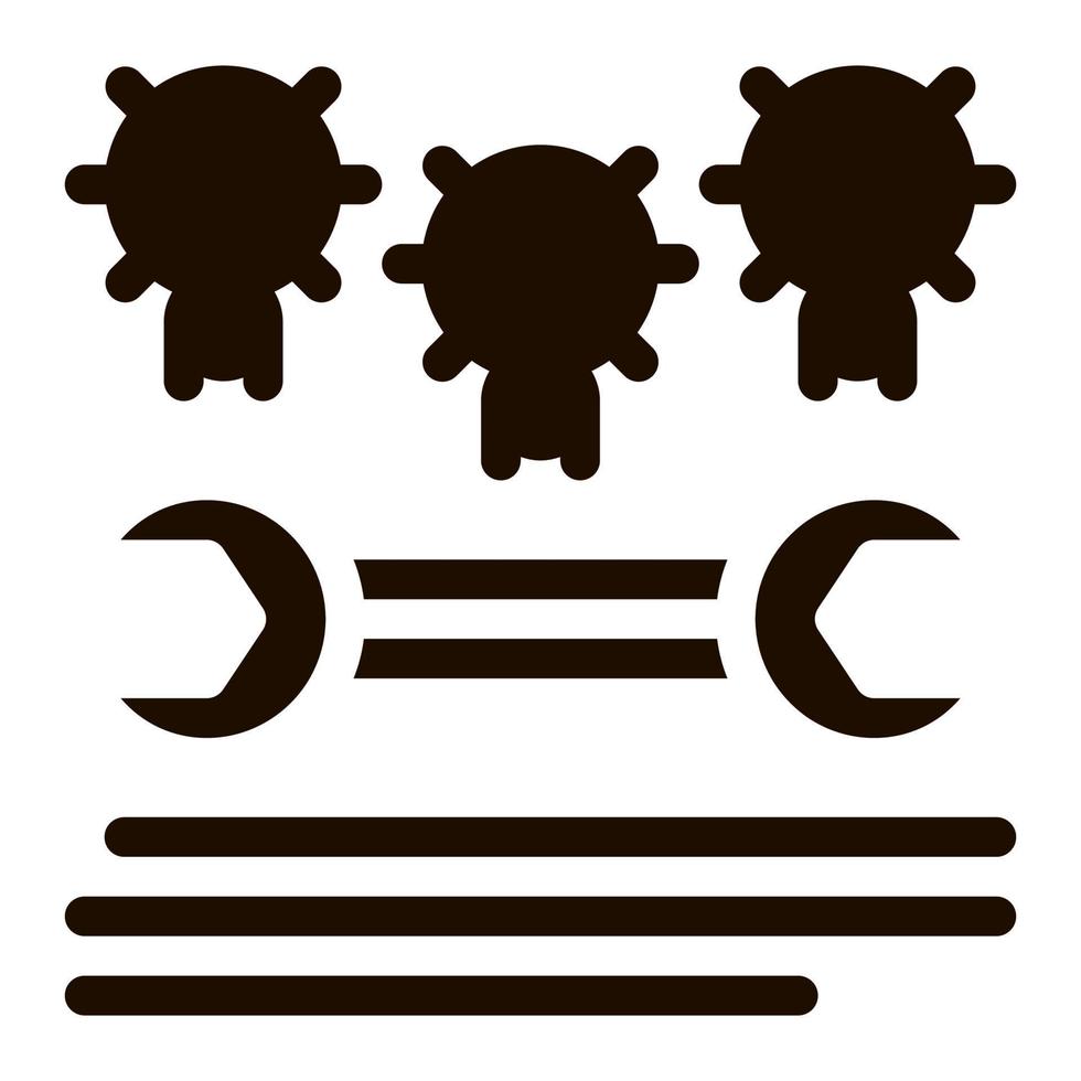 Bug Beetle Coding System Vector Icon