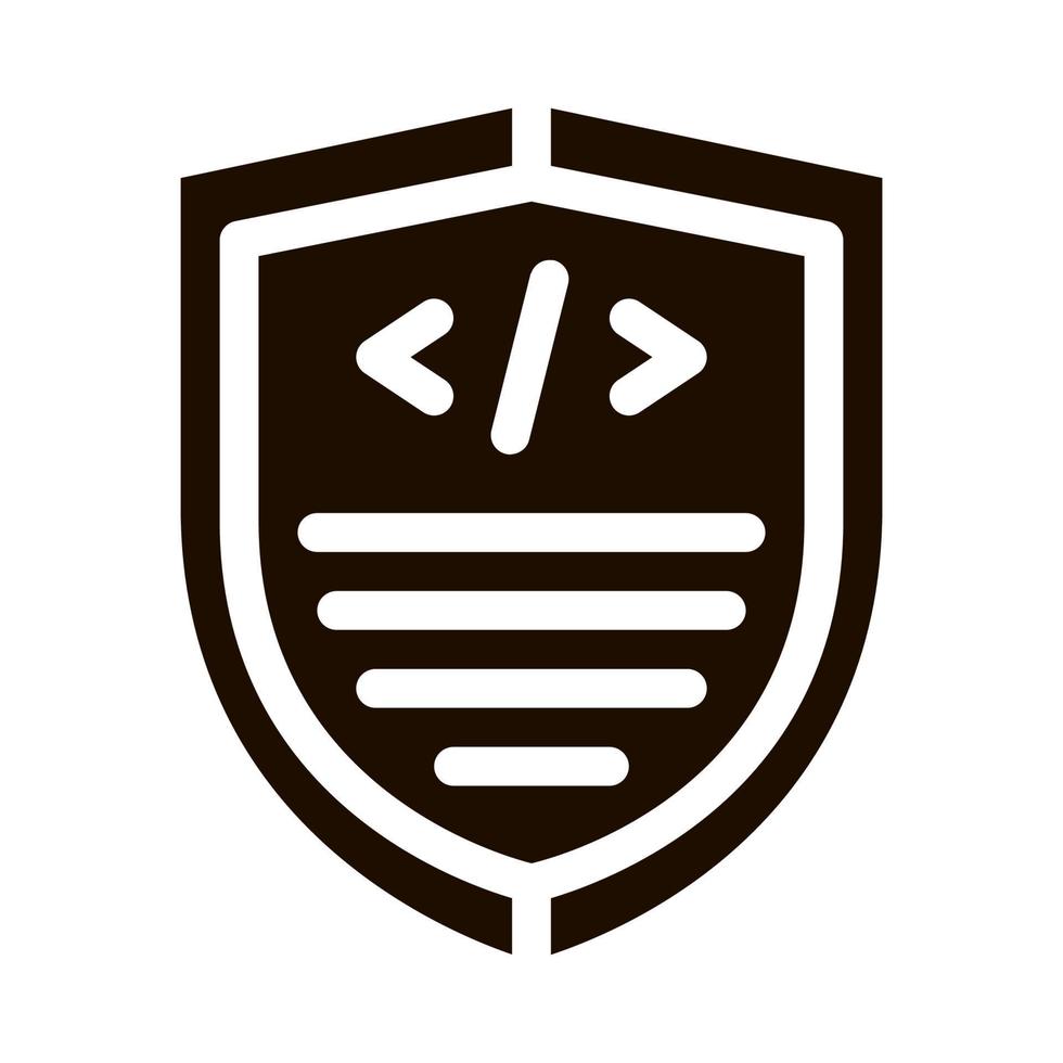 Coding Antivirus Program Vector Icon
