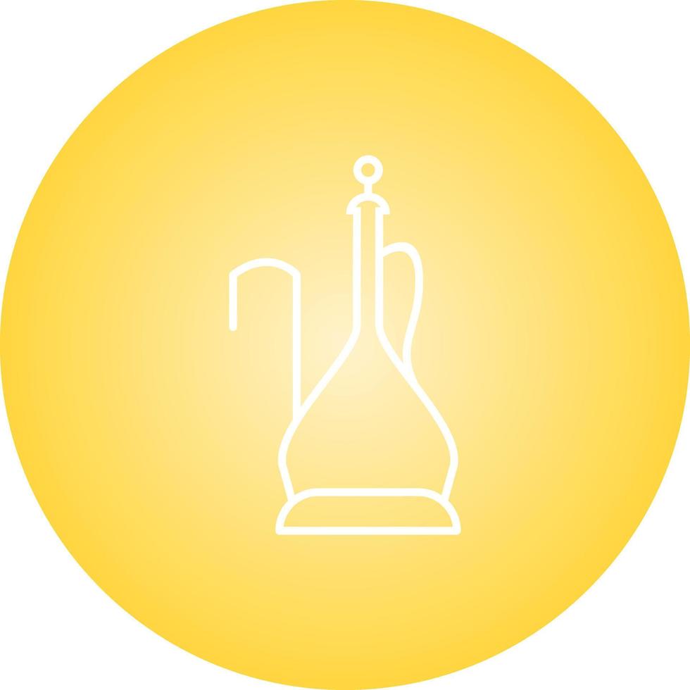 Beautiful Hookah Line Vector Icon
