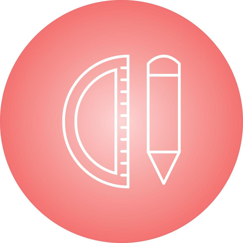 Beautiful Geometry Tools Line Vector Icon