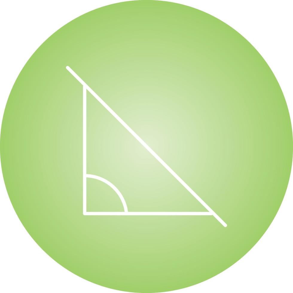 Beautiful Angle Line Vector Icon