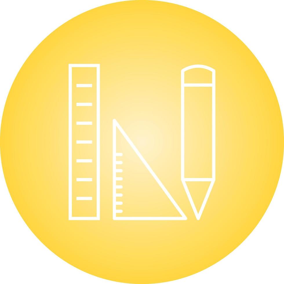 Beautiful Geometry tools Line Vector Icon