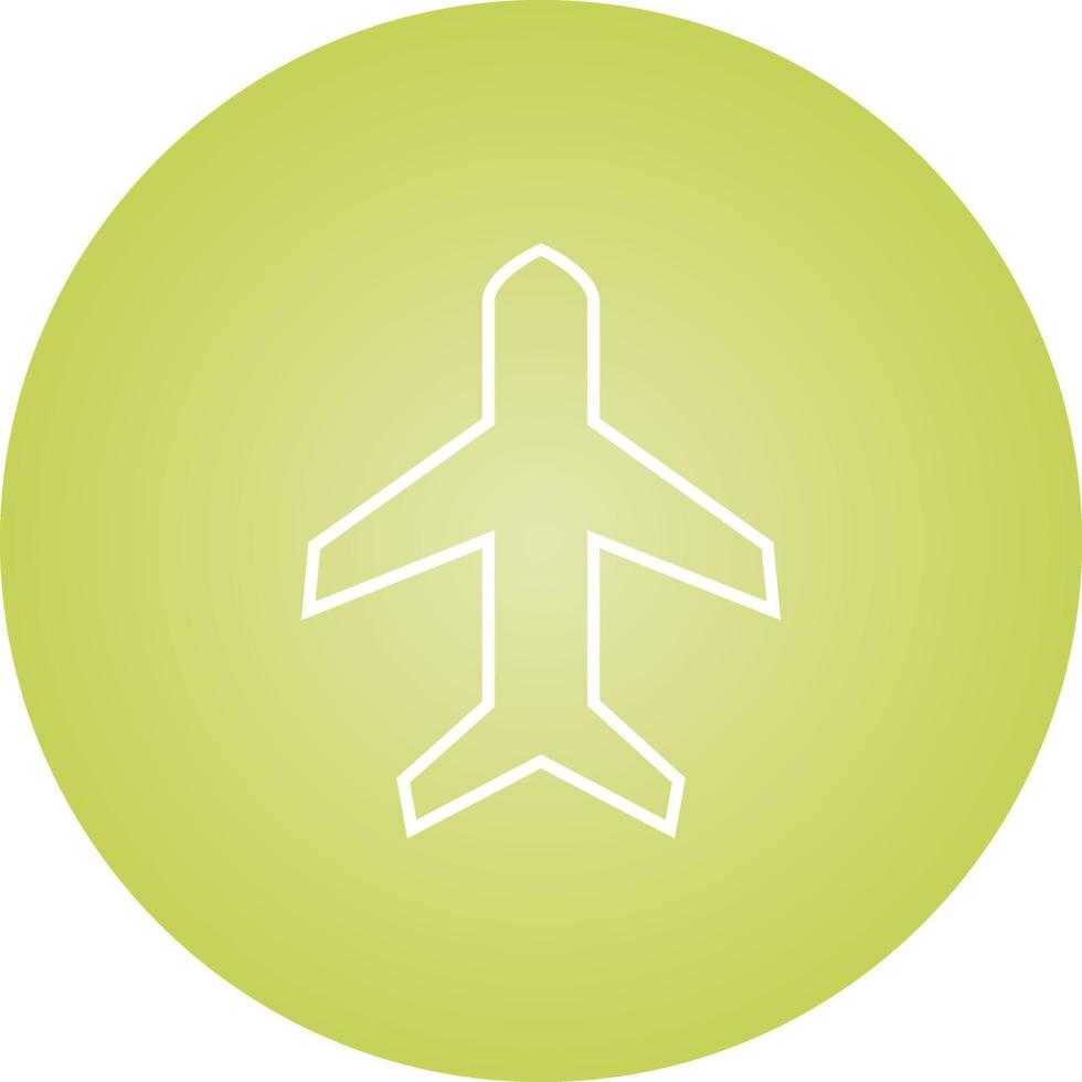Beautifu Airplane mode Line Vector Icon