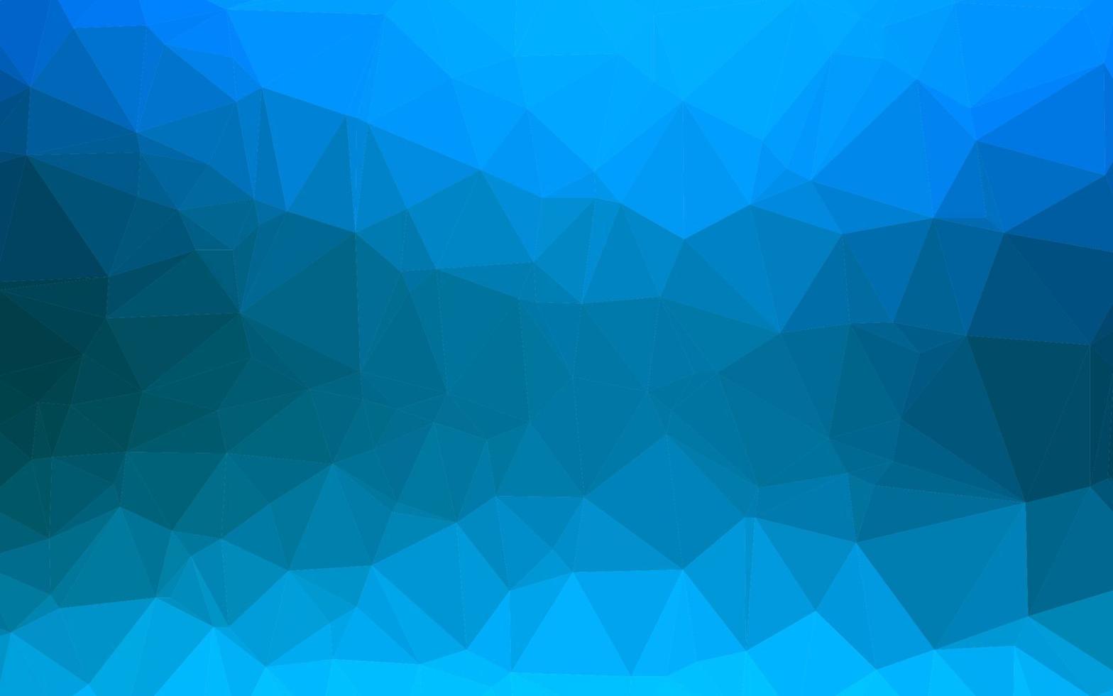 Light BLUE vector shining triangular background.