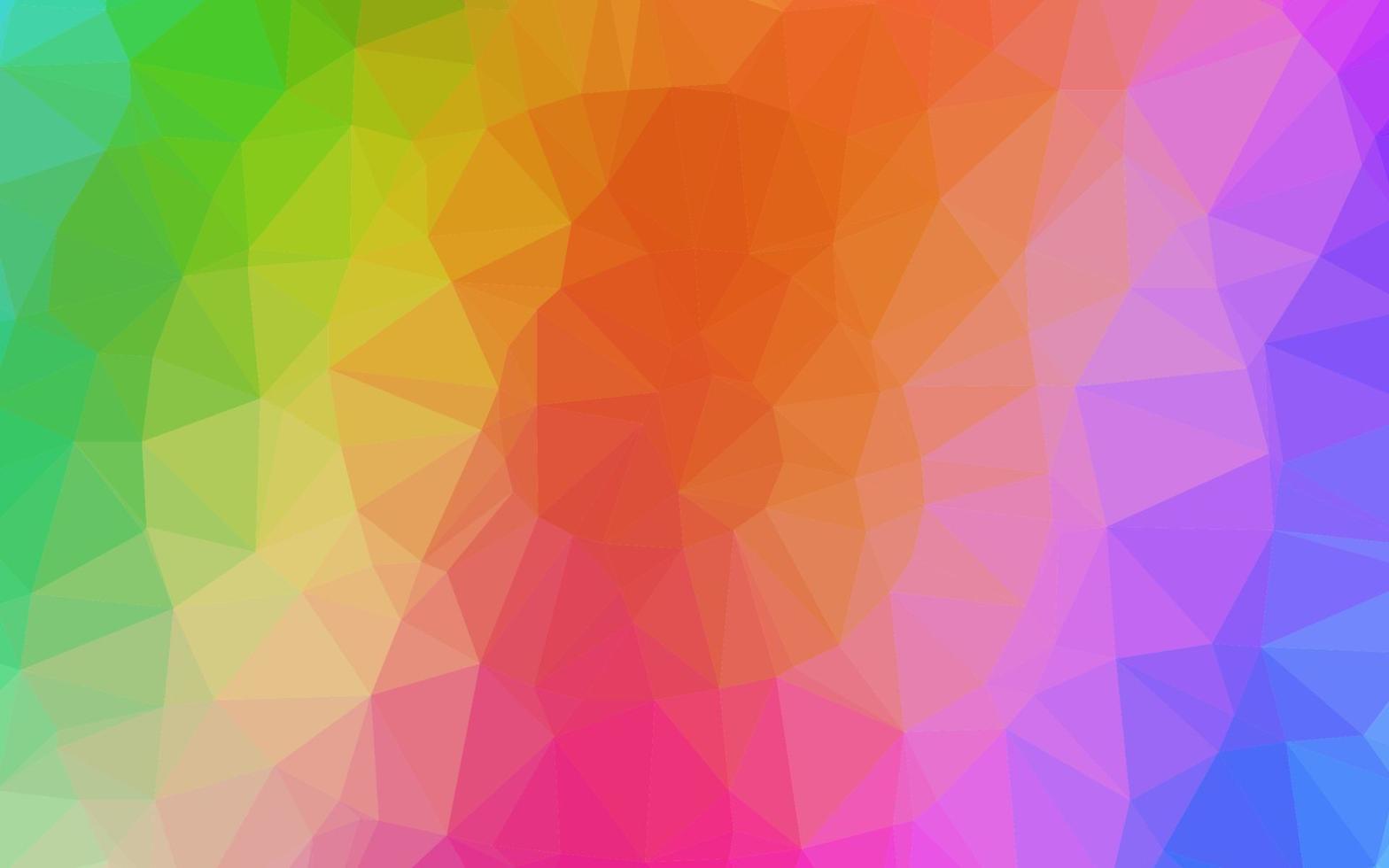 Light Multicolor, Rainbow vector abstract mosaic backdrop.