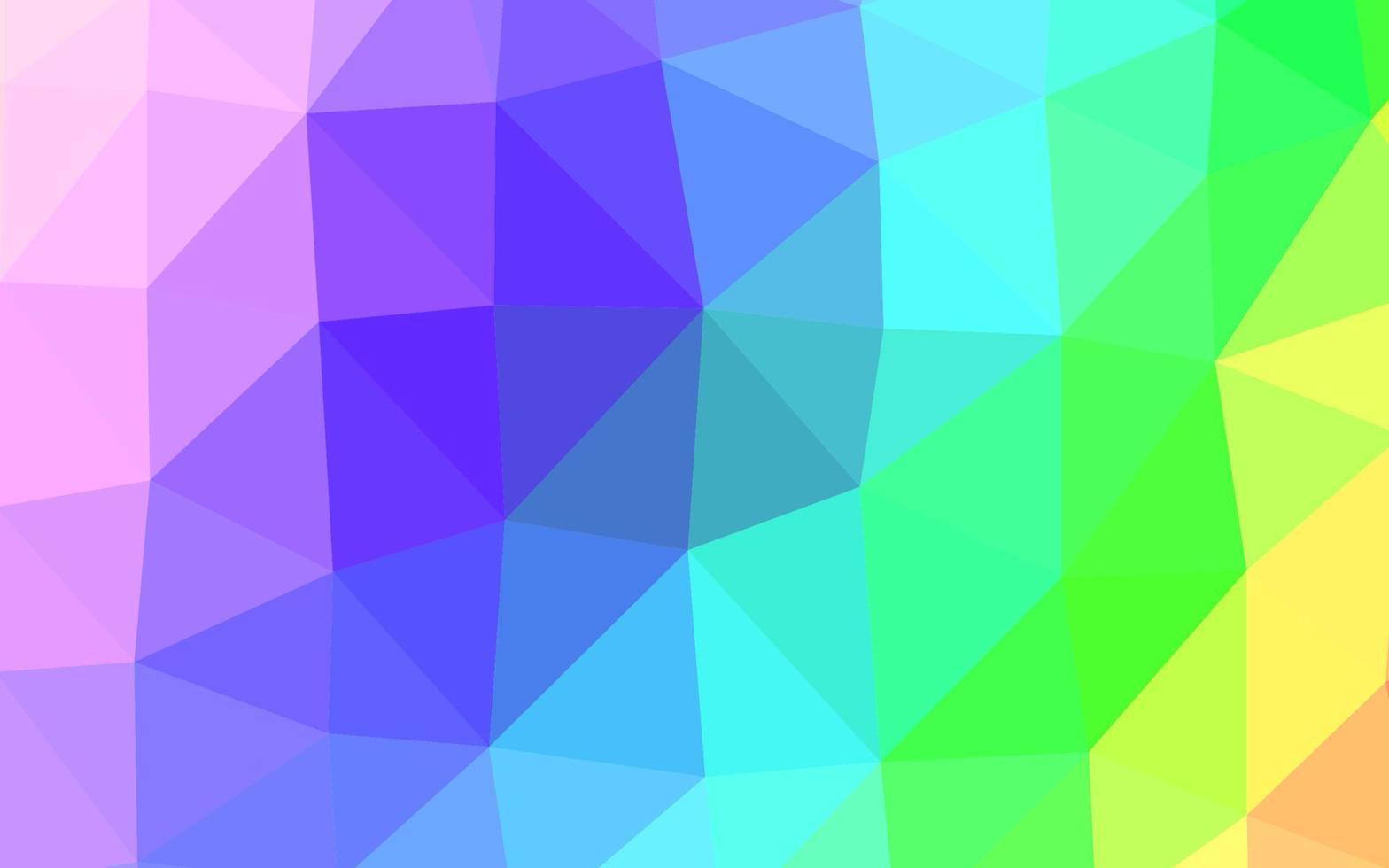 Light Multicolor, Rainbow vector blurry triangle pattern.