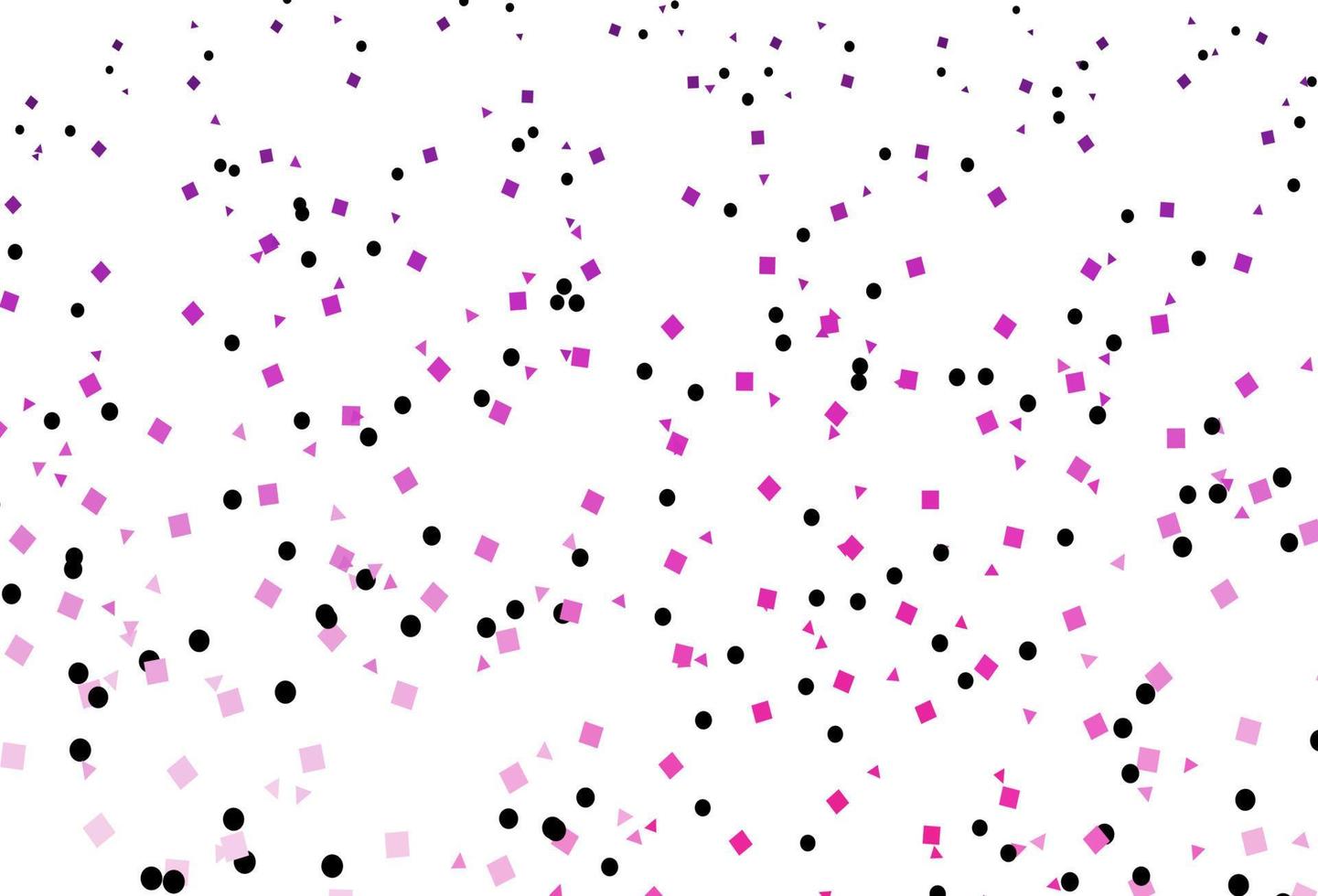 diseño de vector rosa claro con círculos, líneas, rectángulos.