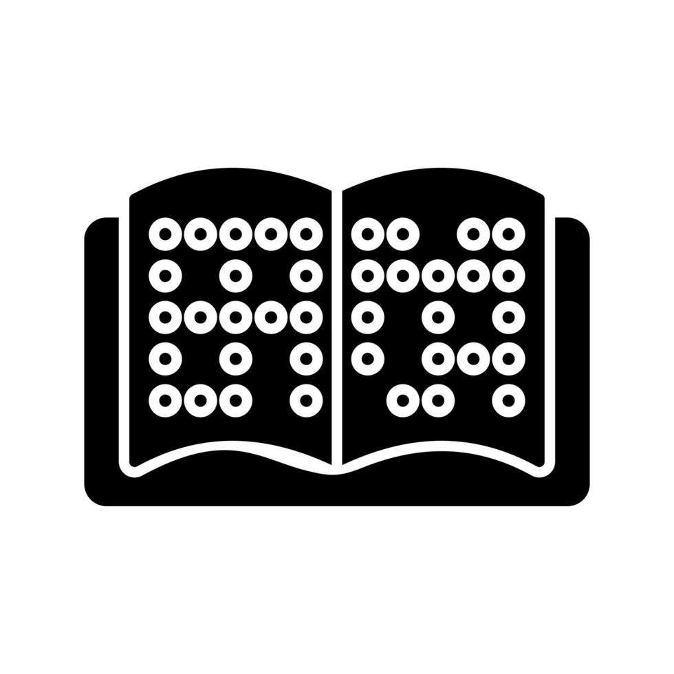 icono de vector braille