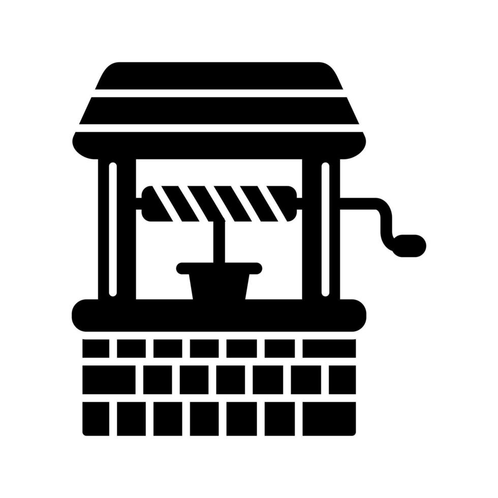 Water Well Vector Icon