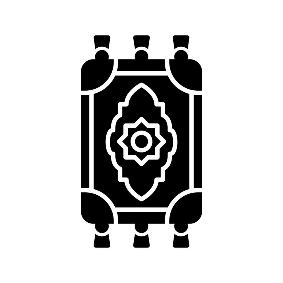 icono de vector de alfombra