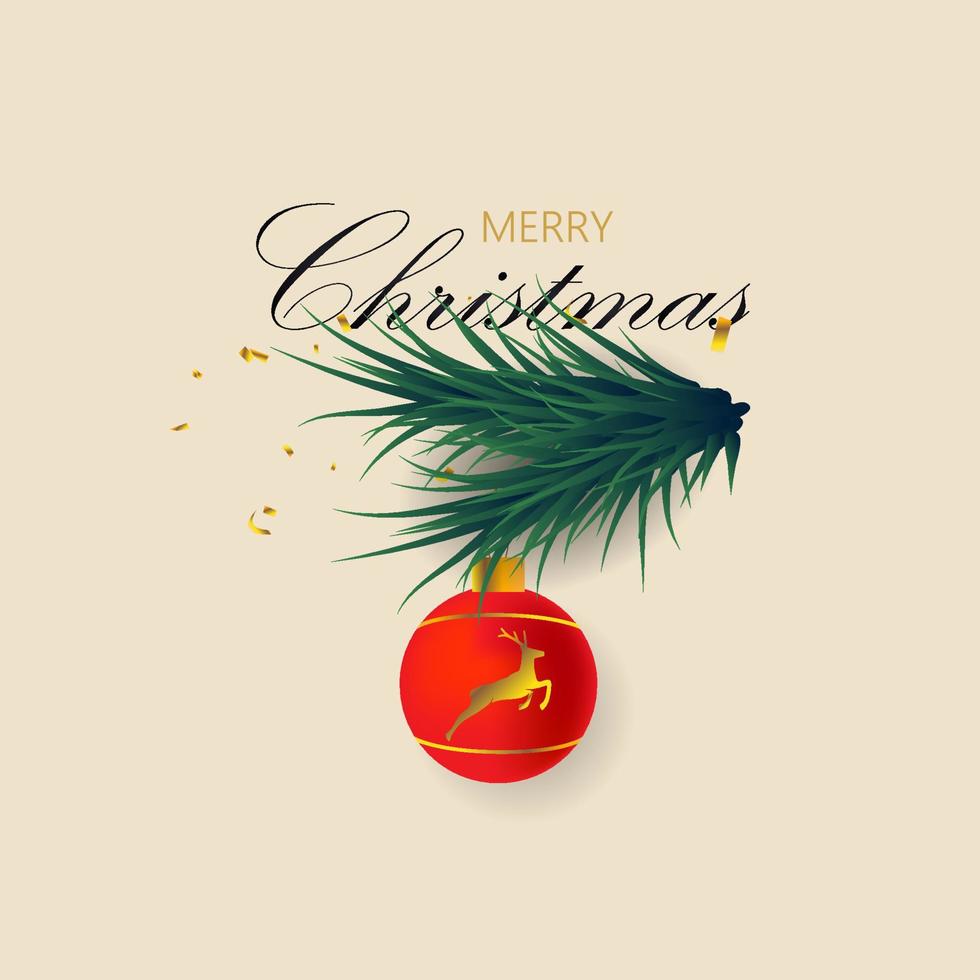 merry christmass illustration vector