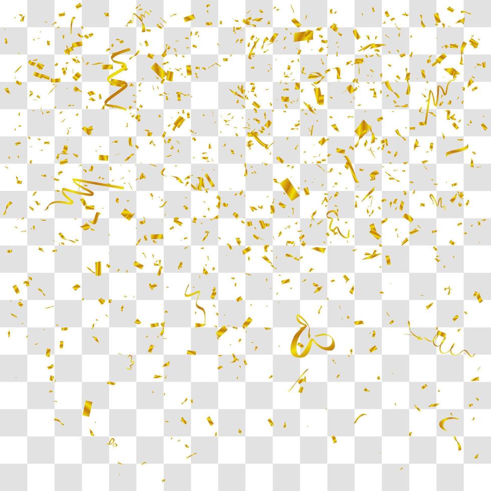 many falling tiny confetty vector
