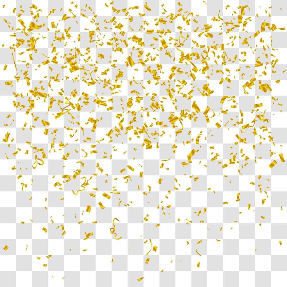 many falling tiny confetty vector