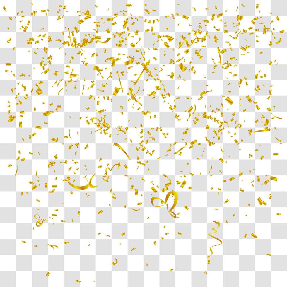 many falling tiny confetty vector