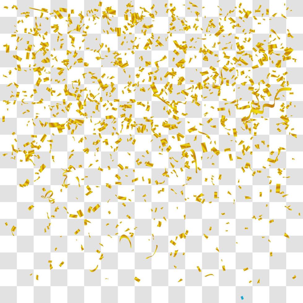 many falling tiny confetty vector