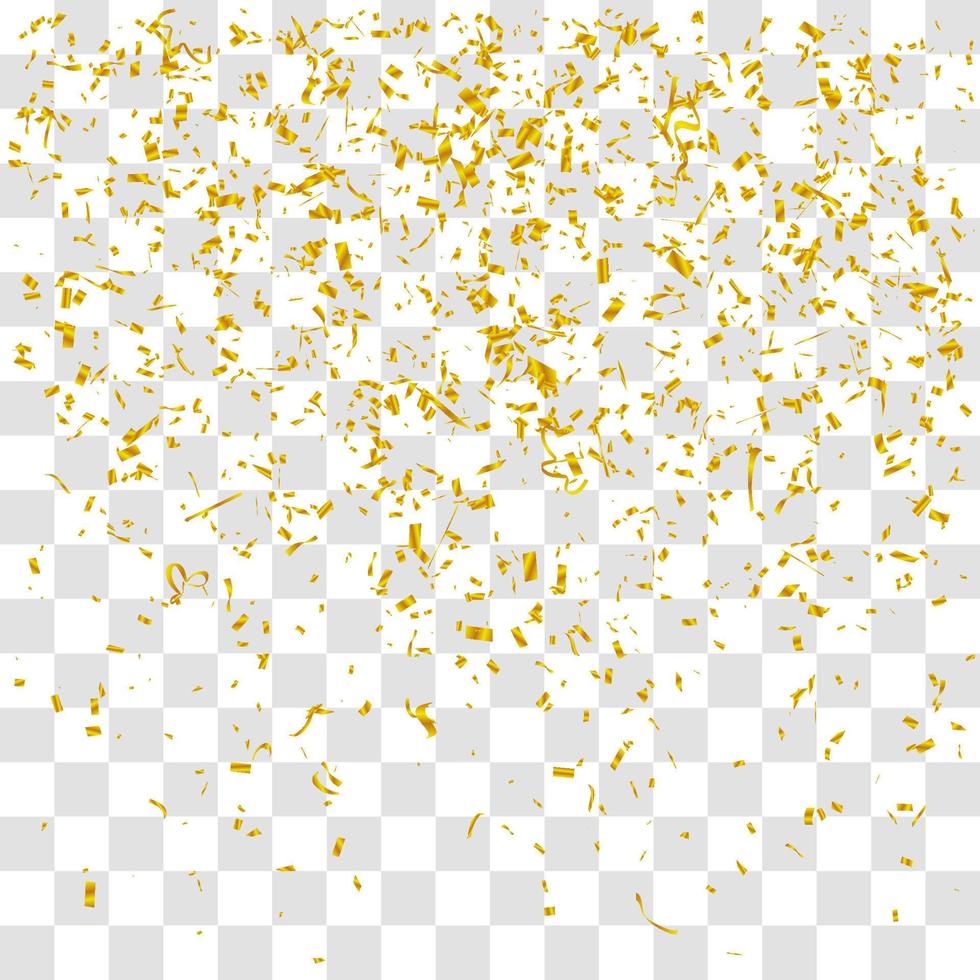 many falling tiny confetty vector