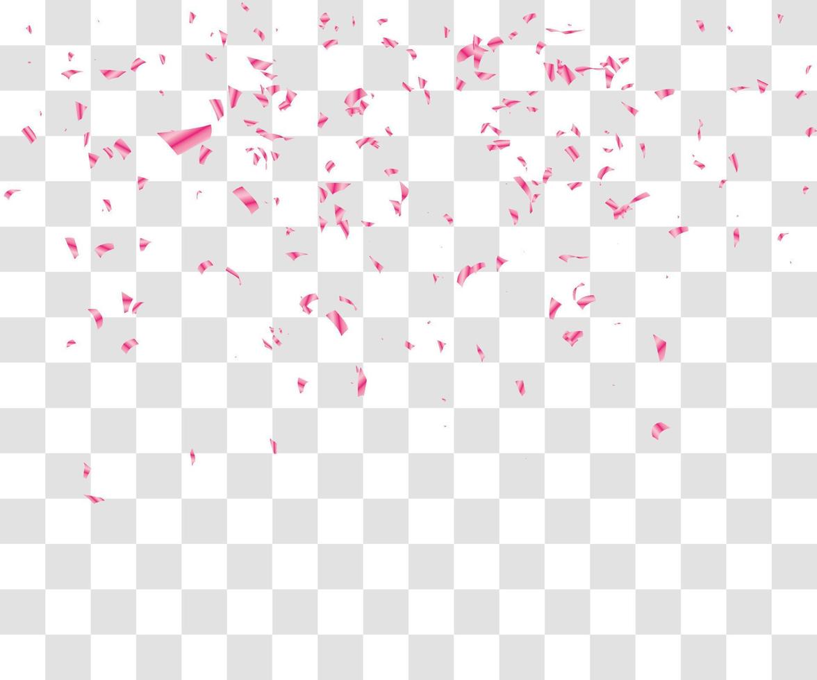many falling tiny confetty vector