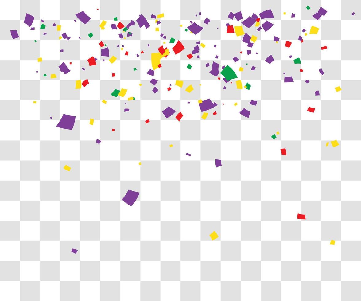 many falling tiny confetty vector