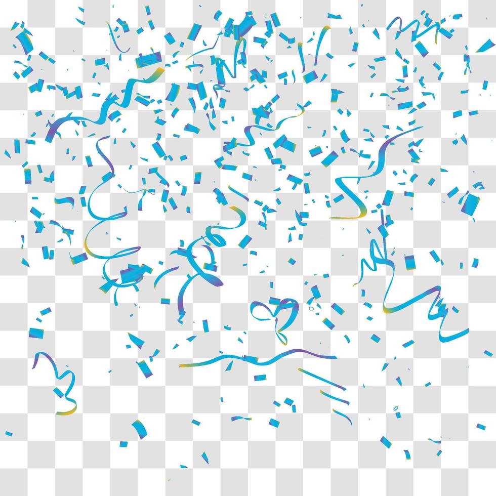 many falling tiny confetty vector