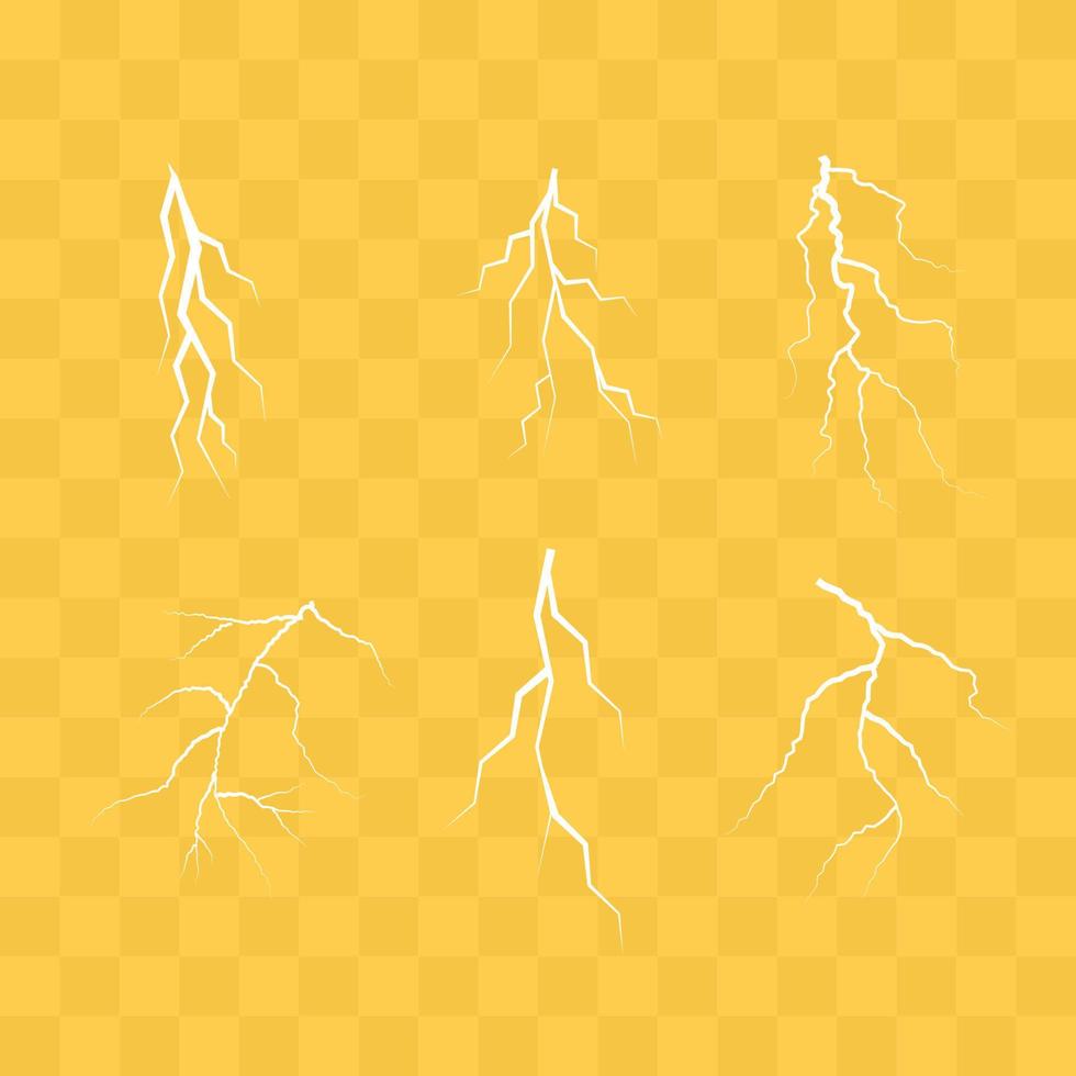 lightning thunderstorm vector illustration