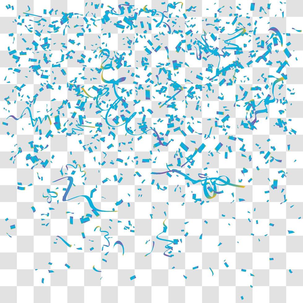 muchos pequeños confeti cayendo vector