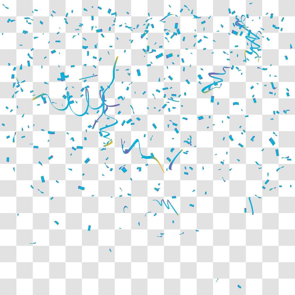many falling tiny confetty vector