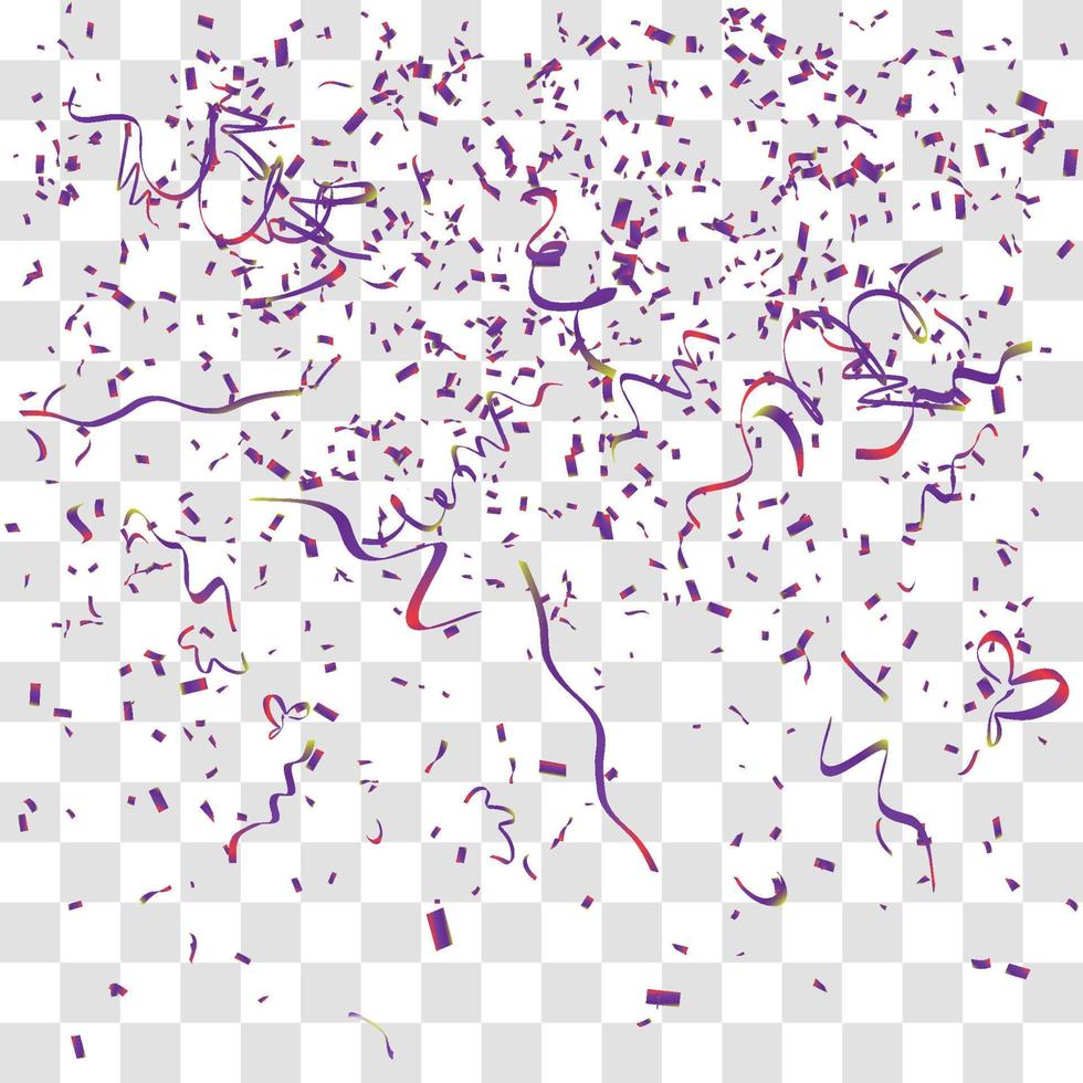 many falling tiny confetty vector