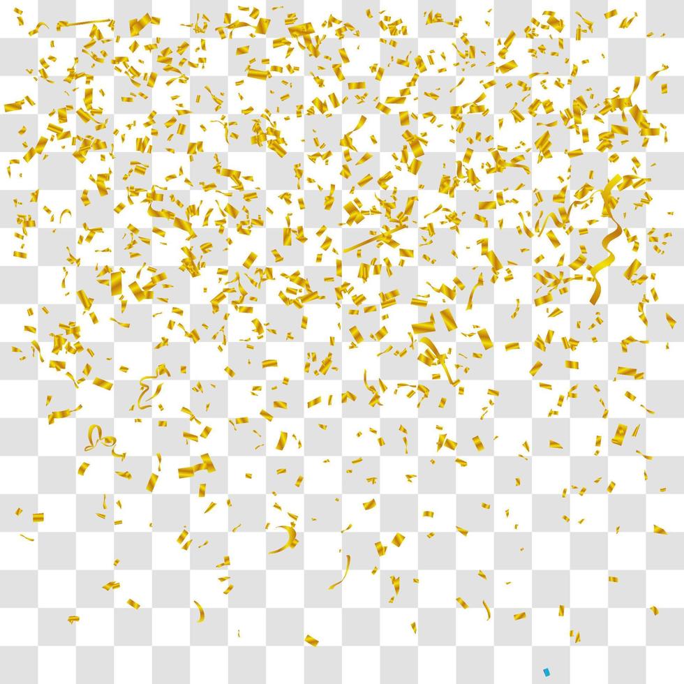 muchos pequeños confeti cayendo vector