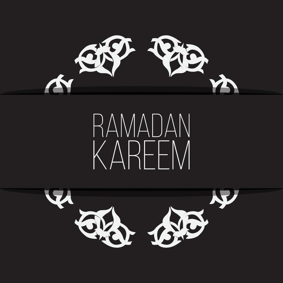 vector de ramadán kareem