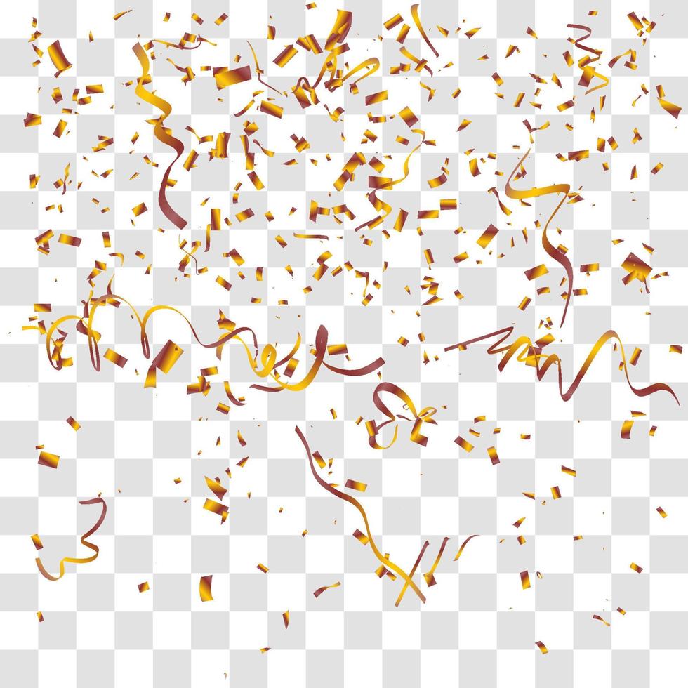 many falling tiny confetty vector