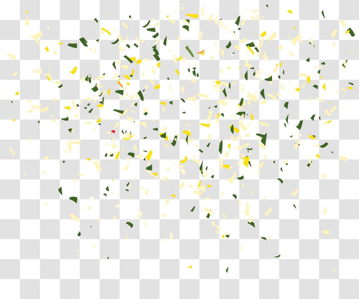 many falling tiny confetti vector