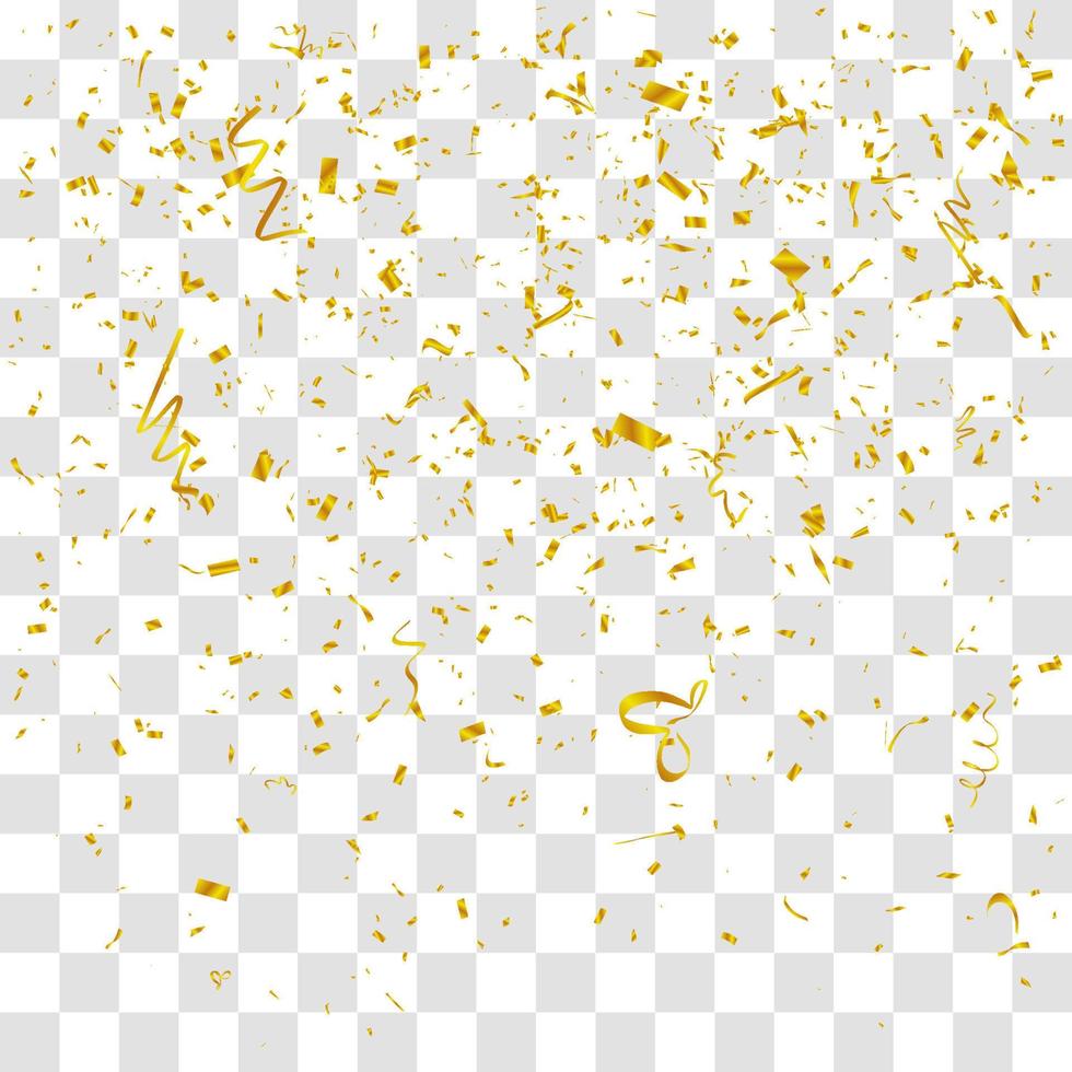 many falling tiny confetty vector