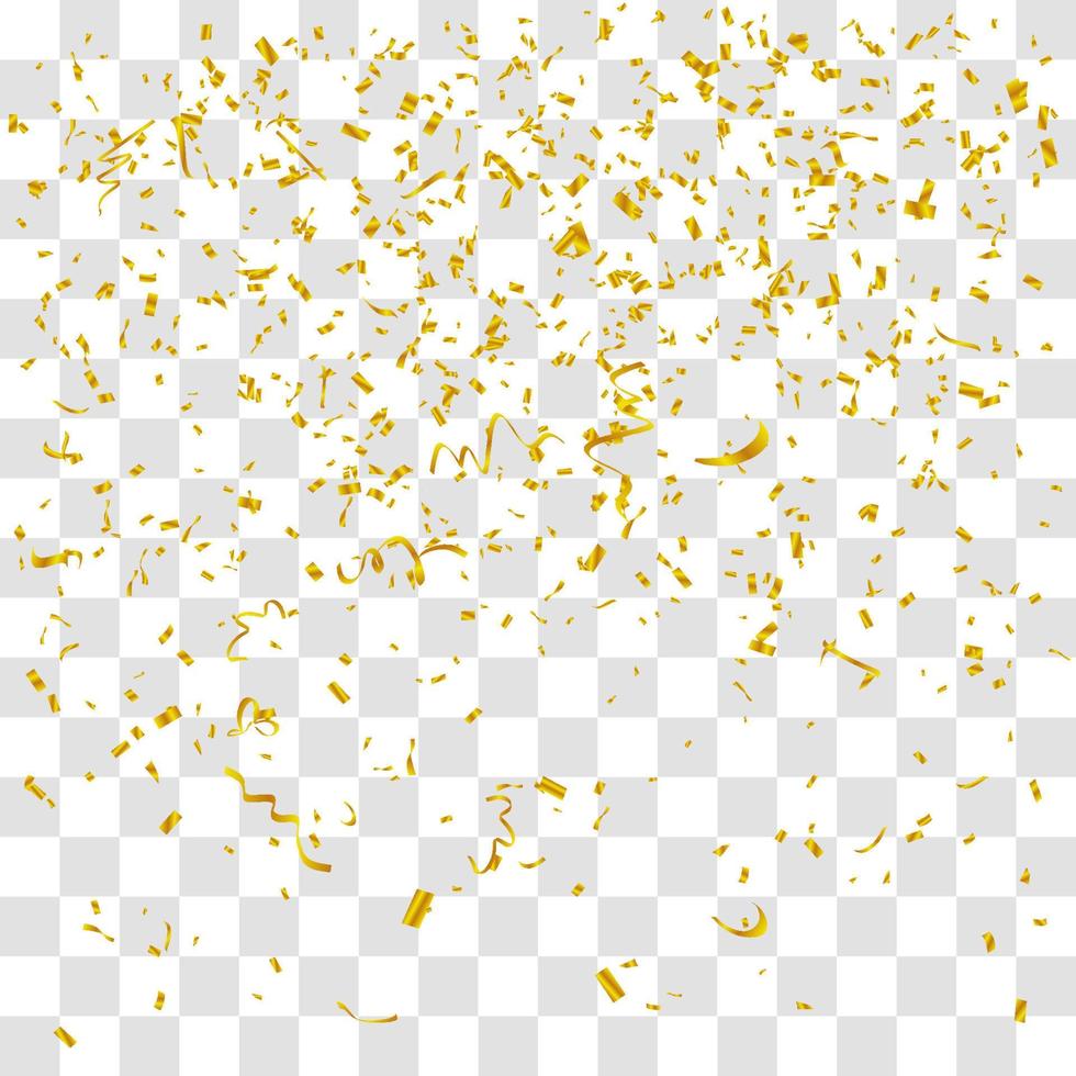 many falling tiny confetty vector