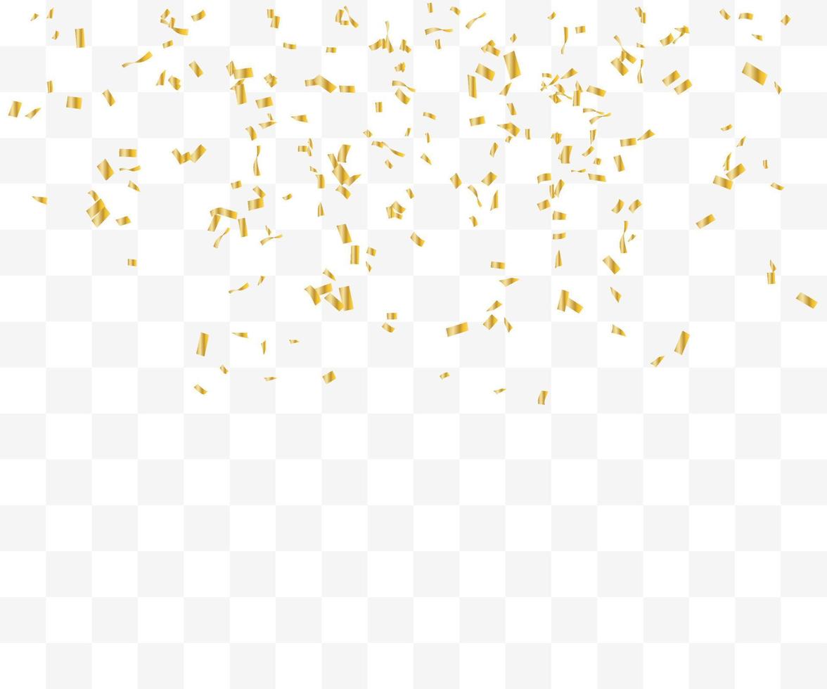 many falling tiny confetti vector